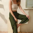 Damen Pyjama mit langen Hosen 2 Stück 9811